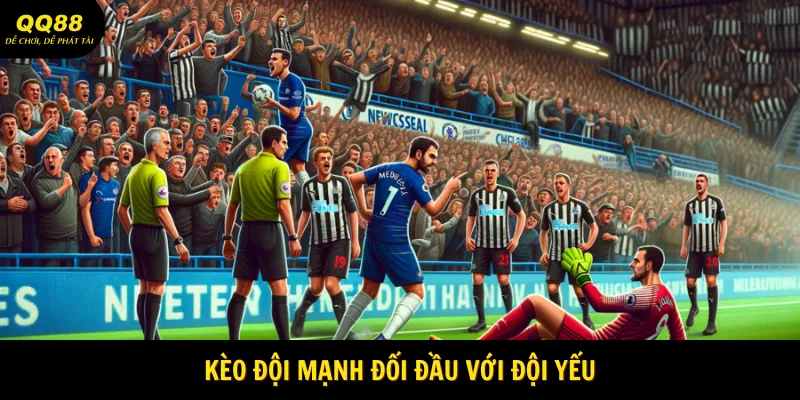 Kèo đội mạnh đối đầu với đội yếu